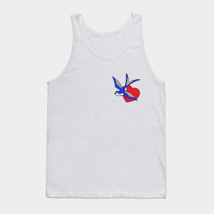 Tattoo Art Swallow Nautical Pocket Tank Top